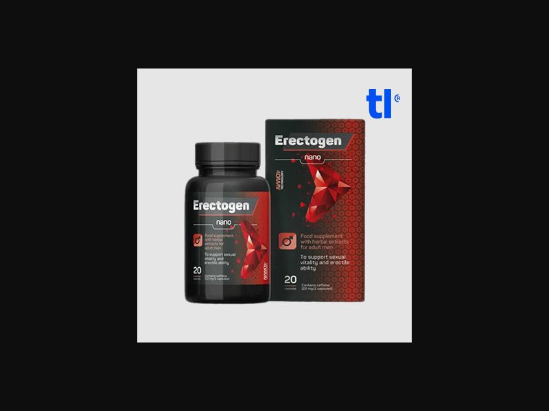 Erectogen 5 EUR (low price) - adult - CPA - COD - Nutra